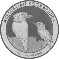 Australien Kookaburra 2017 1000 Gramm Silber