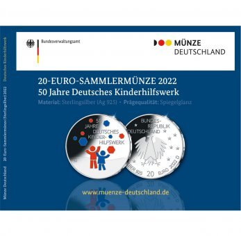 Deutschland 20 Euro 2022 50 Jahre Deutsches...
