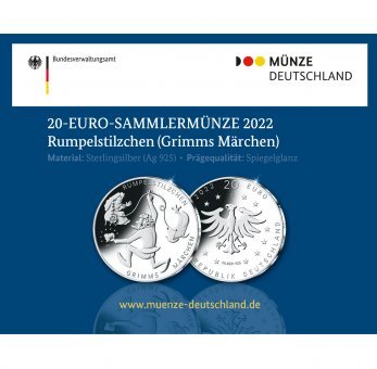 Deutschland 20 Euro 2022 Grimms Märchen: Rumpelstilzchen - PP