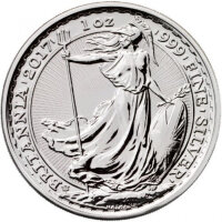 UK Britannia 2017 1 oz Silber - Privy Mark Dreizack