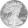 USA American Eagle 1988 1 oz Silber - Polierte Platte
