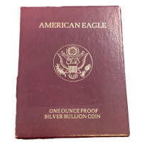 USA American Eagle 1993 1 oz Silber - Polierte Platte
