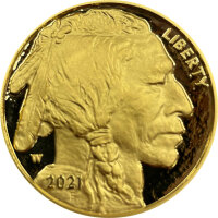 USA American Buffalo 2021 1 oz Gold | Polierte Platte - Proof