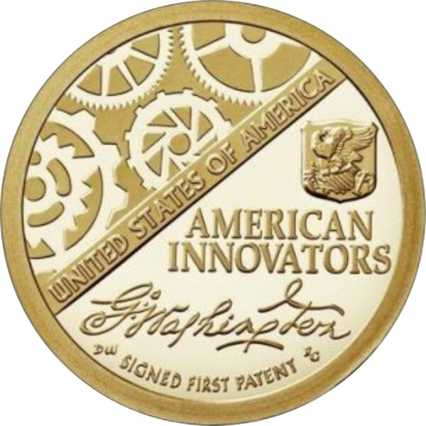 USA 1 Dollar 2018 Erstes Patent - Kupfer-Nickel