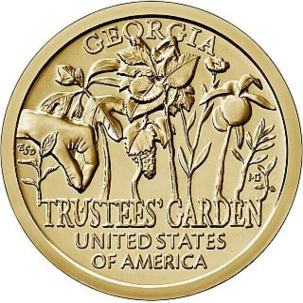 USA 1 Dollar 2019 Georgia Trustees Garden - Kupfer-Nickel