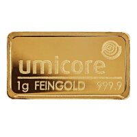 1 Gramm Goldbarren RESALE I. Wahl | LBMA
