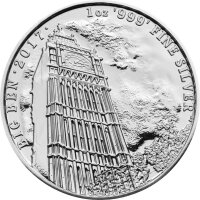 UK Landmarks 2017 1. Ausgabe Big Ben 1 oz Silber