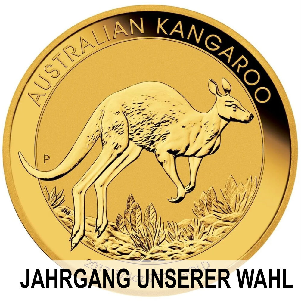 Australien Känguru div. 1/2 oz Gold