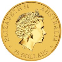 Australien Känguru div. 1/4 oz Gold