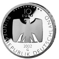 Deutschland 10 Euro 2002 50 Jahre Deutsches Fernsehen