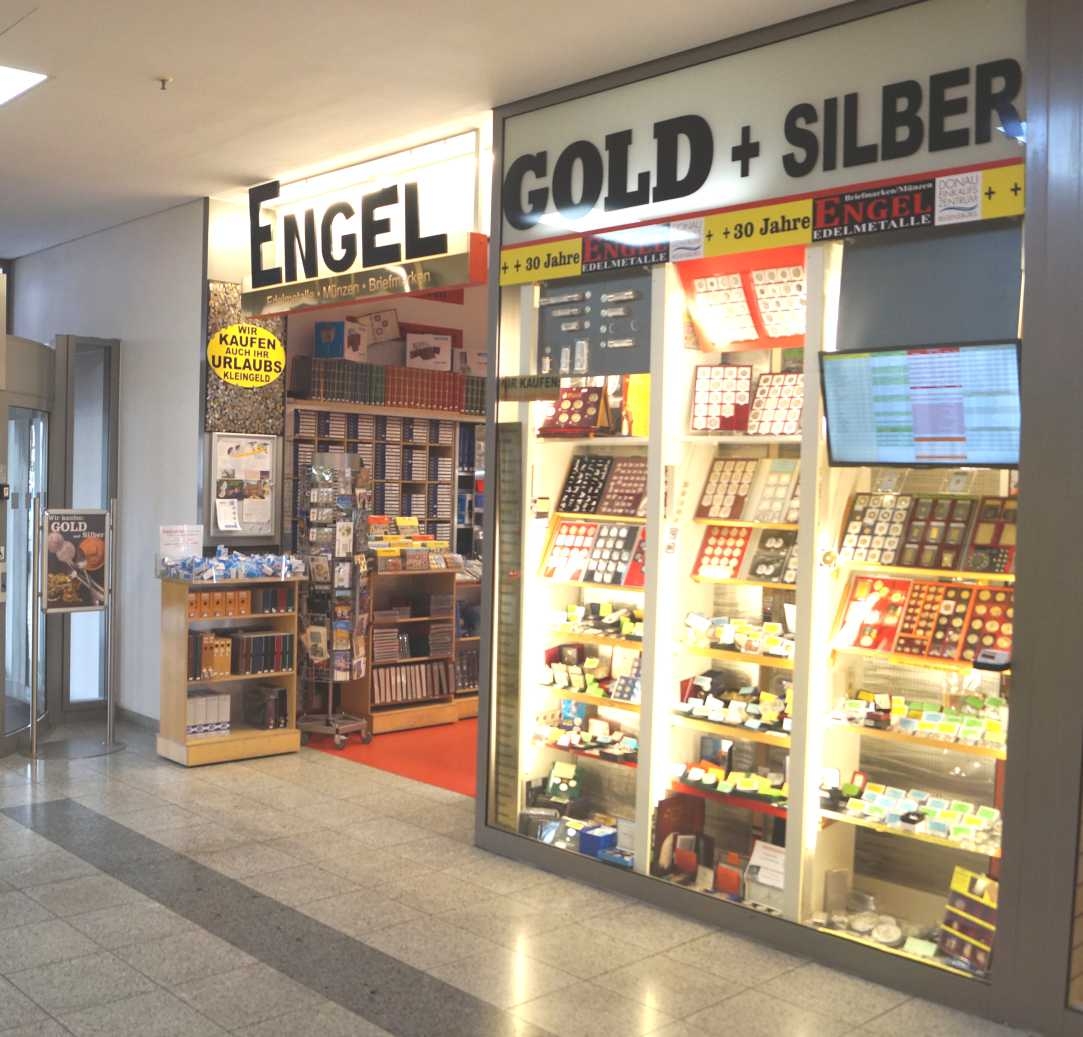 Laden Regensburg Münzen Engel